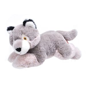 Pluche knuffel dieren Eco-kins wolf van 25 cm - Knuffeldier