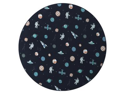 LIVARNO home Rond vloerkleed 120 cm (Blauw)