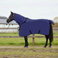 VidaXL Paardendeken marineblauw polyester