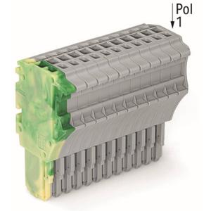 WAGO 2020-113/000-037 Connector, female Groen, Geel, Grijs 10 stuk(s)