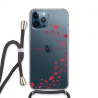Kusjes: iPhone 13 Pro Max Transparant Hoesje met koord