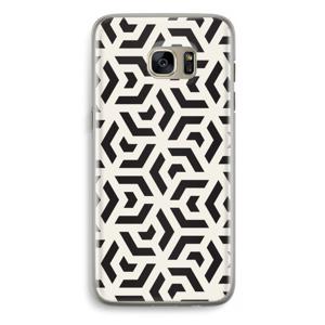 Crazy pattern: Samsung Galaxy S7 Edge Transparant Hoesje