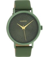 OOZOO Timepieces Horloge Lily Pad Groen | C10582 - thumbnail