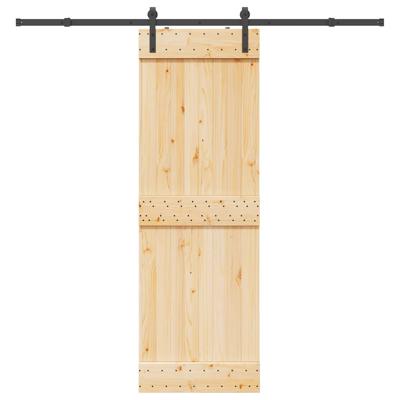 Schuifdeur met beslag 70x210 cm massief grenenhout