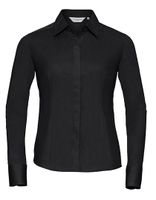 Russell Z924F Ladies` Long Sleeve Fitted Polycotton Poplin Shirt