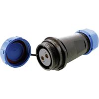 Deko Light 940059 Ronde connector Koppeling, recht Totaal aantal polen: 2 1 stuk(s)