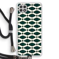 Moroccan tiles: Samsung Galaxy A22 4G Transparant Hoesje met koord