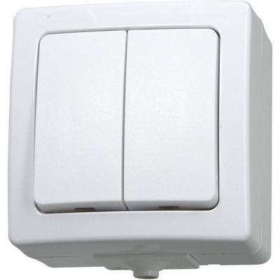 Kopp 565502009 Serieschakelaar spatwaterdicht Wit 1 stuk(s)