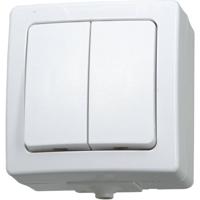 Kopp 565502009 Serieschakelaar spatwaterdicht Wit 1 stuk(s)