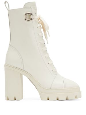 Giuseppe Zanotti bottines Cubalibre 110 mm - Blanc