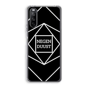 Negenduust geometrisch: Sony Xperia 10 III Transparant Hoesje