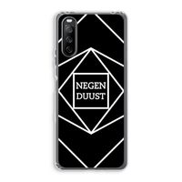 Negenduust geometrisch: Sony Xperia 10 III Transparant Hoesje
