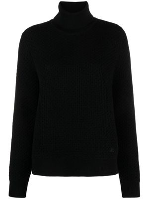 Jacob Cohën pull en laine à col roulé - Noir