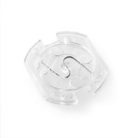 Jippies Draaistopcontact transparant (5 st)