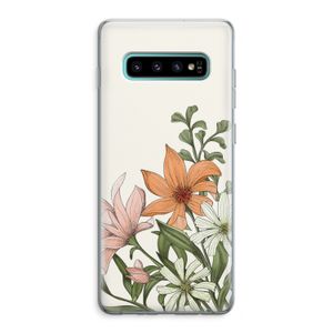 Floral bouquet: Samsung Galaxy S10 Plus Transparant Hoesje
