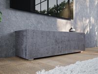 Tv-meubel KINGSTON 1 klapdeur 105 cm beton zonder salontafel