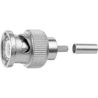 Telegärtner 100023314 100023314 BNC-connector Stekker, recht 50 Ω 1 stuk(s)