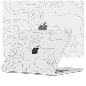 Lunso MacBook Air 13 inch M2/M3 (2022-2024) cover hoes - case - Land Lines