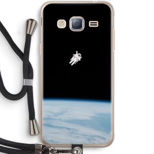 Alone in Space: Samsung Galaxy J3 (2016) Transparant Hoesje met koord