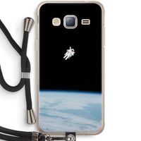 Alone in Space: Samsung Galaxy J3 (2016) Transparant Hoesje met koord