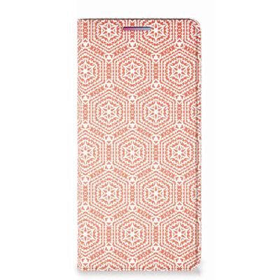 Motorola Moto G60s | Hoesje met Magneet | Pattern Orange