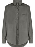 TOM FORD chemise en lyocell à manches longues - Vert TOM FORD chemise en lyocell à manches longues - Vert