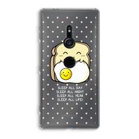 Sleep All Day: Sony Xperia XZ2 Transparant Hoesje