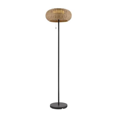 SLV VloerlampAdegan Solar solar rotan - 1008387