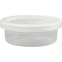 Creativ Company Plastic potje met deksel, h: 24 mm, d 68 mm, 45 ml, 20 stuk/ 1 doos Creativ Company Plastic potje met deksel, h: 24 mm, d 68 mm, 45 ml, 20 stuk/ 1 doos