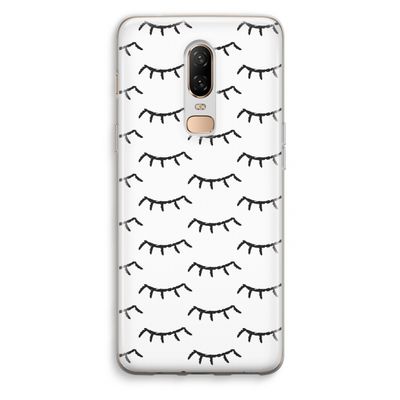 Wimpers: OnePlus 6 Transparant Hoesje