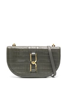 Lancel sac à bandoulière à effet peau de crocodile - Vert