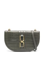 Lancel sac à bandoulière à effet peau de crocodile - Vert