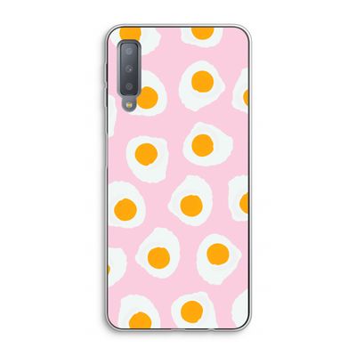 Dancing eggs: Samsung Galaxy A7 (2018) Transparant Hoesje