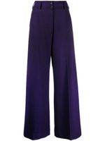 ETRO high-waisted flared trousers - PURPLE - thumbnail