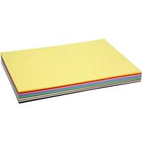 Colortime Gekleurd karton, a2, vel 420x594 mm, 180 gr, diverse kleuren, 20 div vellen/ 1 doos