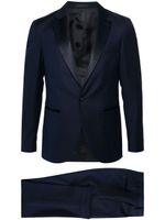 Corneliani veste de smoking à simple boutonnage - Bleu