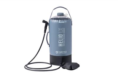 Nemo Helio LX Campingdouche Fortress/Silt/Black 22L