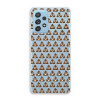 Poop emoji: Samsung Galaxy A73 Transparant Hoesje