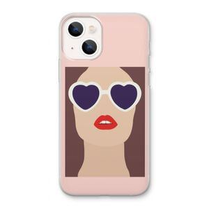 Red lips: iPhone 13 Transparant Hoesje