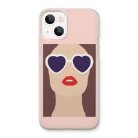 Red lips: iPhone 13 Transparant Hoesje