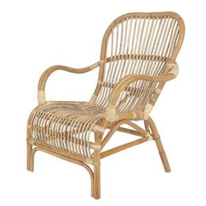 Sweet Living - Rotan Loungestoel Naturel - 67x80xH86 cm