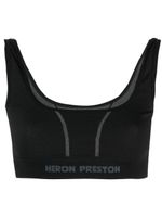 Heron Preston brassière de sport à logo imprimé - Noir