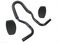 Opzetstuur Tranz X Tri-bar JD802 met schuim 25,4 mmm - zwart