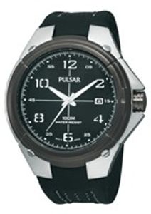 Horlogeband Pulsar VX42-X283-PXH799X1 Leder Zwart