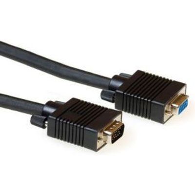ACT 5 meter High Performance VGA verlengkabel male-female zwart