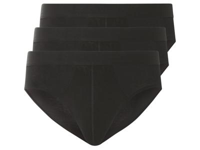LIVERGY Herenslips 3-pack (Zwart, S)