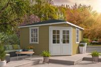 Blokhut - Tuinhuis Lotte | 44 mm | vuren grijs geïmpregneerd
