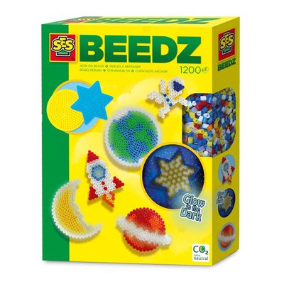 SES creative beedz strijkkralen - glow in the dark ruimte