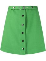 ETRO minijupe évasée à taille ceinturée - Vert