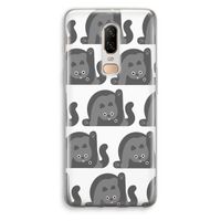 Cats: OnePlus 6 Transparant Hoesje Cats: OnePlus 6 Transparant Hoesje